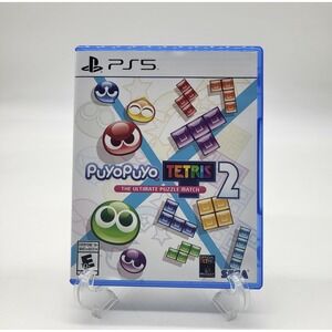 PlayStation 5 PS5 PuyoPuyo Tetris 2 The Ultimate Puzzle Match Video Game
